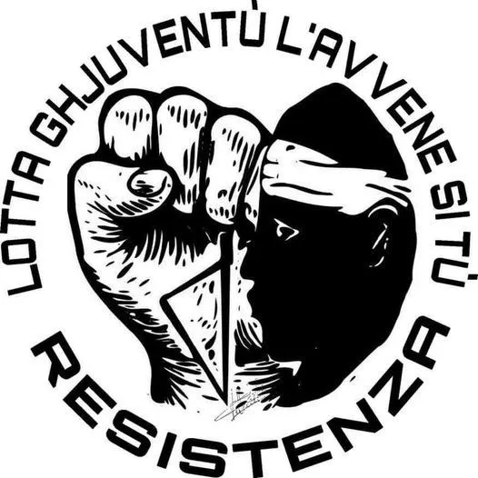 Autocollant, sticker corse , Lotta Ghjuventù