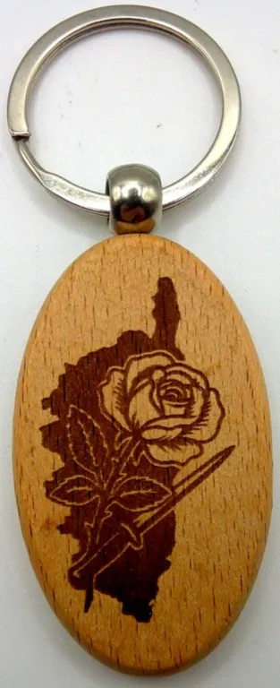 Porte-clés corse  "« Rosa Mea»"