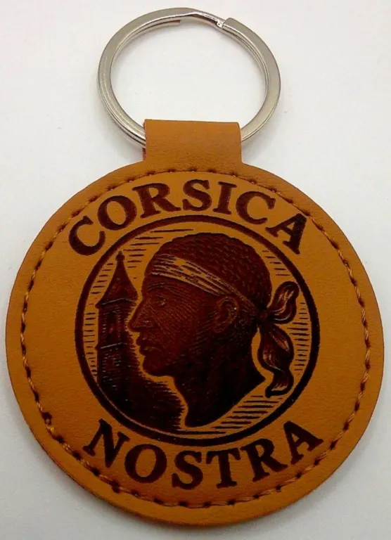 Porte-clés corse "« Corsica Nostra 1 grand modèle"