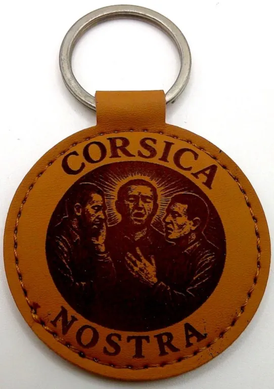 Porte-clés corse "« Corsica Nostra 2 grand modèle"