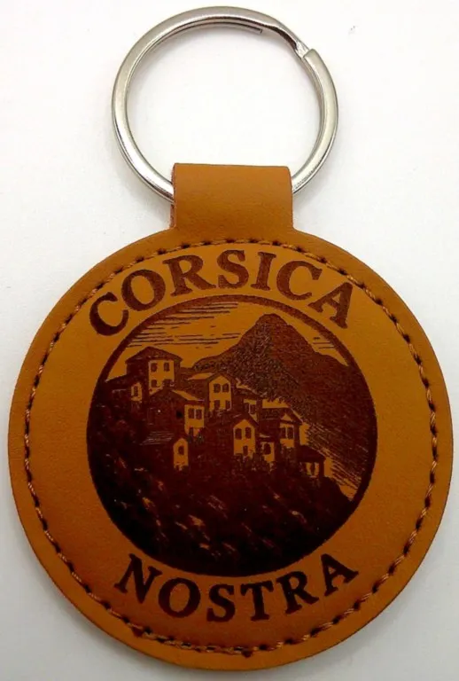 Porte-clés corse "« Corsica Nostra 3 grand modèle"