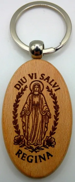 Porte-clés corse "« Diu  vi Salvi Regina»"