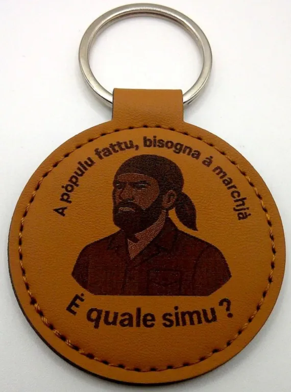 Porte-clés corse "« E quale simu?  grand modèle"
