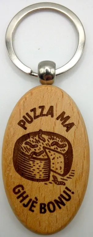 Porte-clés corse "« Puzza ma hè bonu !»"