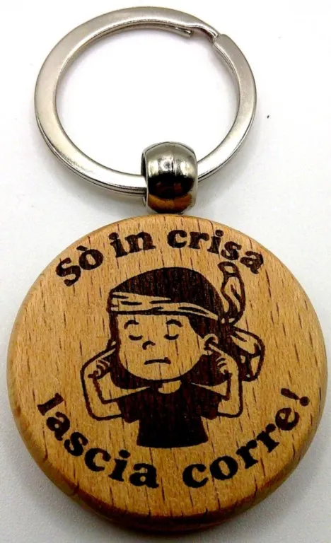 Porte-clés  corse So in crisa lascia corre fille