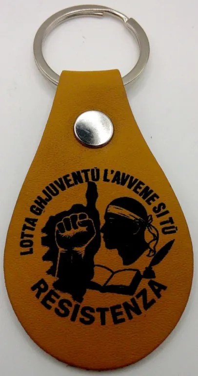 Porte-clés corse "« Lotta Ghjuventu 2 pm"