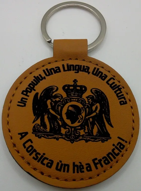 Porte-clés corse "«A Corsica ùn hè francia grand modèle"