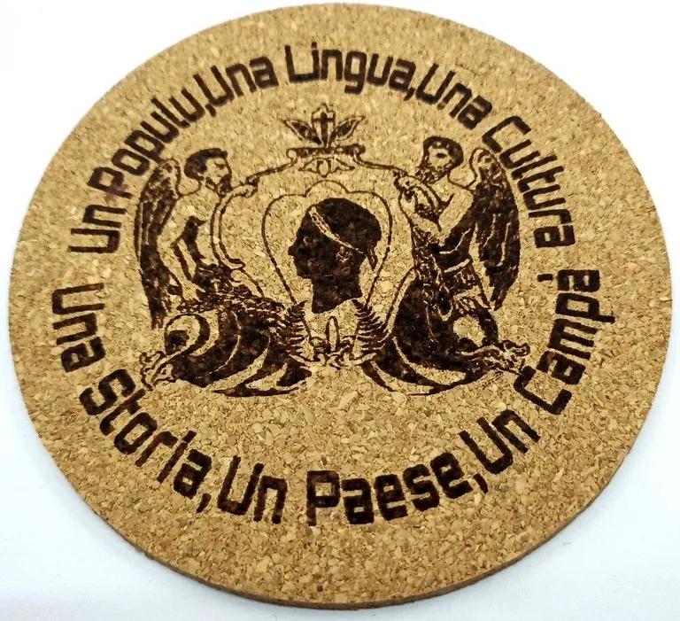 Sous verres "« Un Populu»"