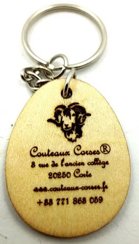 Porte-clés "« personnalisez vos porte-cles corses»"