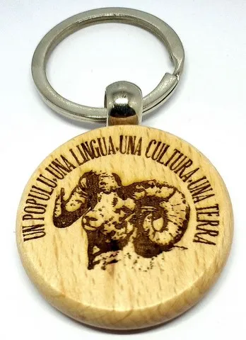 Porte-clés corse Un Populu, Una lingua, Una Cultura, Una Terra Muvra