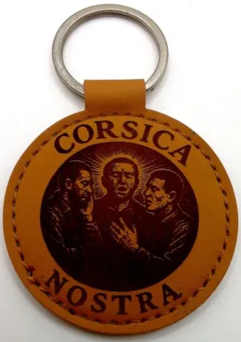 Porte-clés corse "« Corsica Nostra 2 grand modèle"