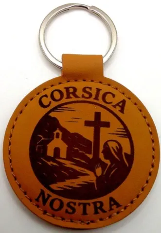 Porte-clés corse "« Corsica Nostra 4 grand modèle"