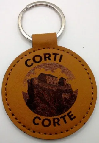 Porte-clés corse "« Corti 2 grand modèle"