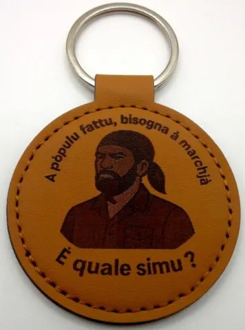 Porte-clés corse "« E quale simu?  grand modèle"