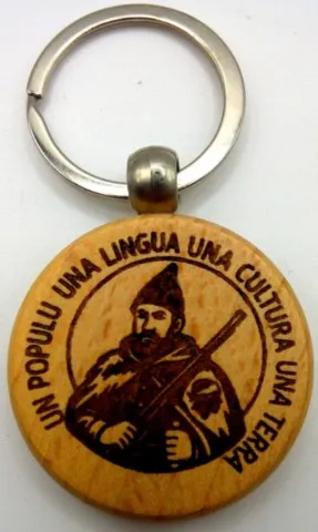 Porte-clés Un Populu, Una lingua, Una Cultura, Una Terra,Naziunale